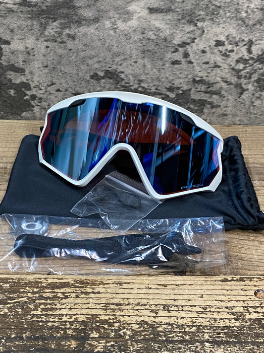 JB956 オークリー OAKLEY ウィンドジャケット WIND JACKET2.0 プリズムレンズ 白 アイウェア