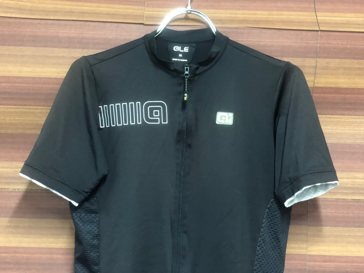 IN394 アレ ALE 半袖 サイクルジャージ 黒 M 日焼け