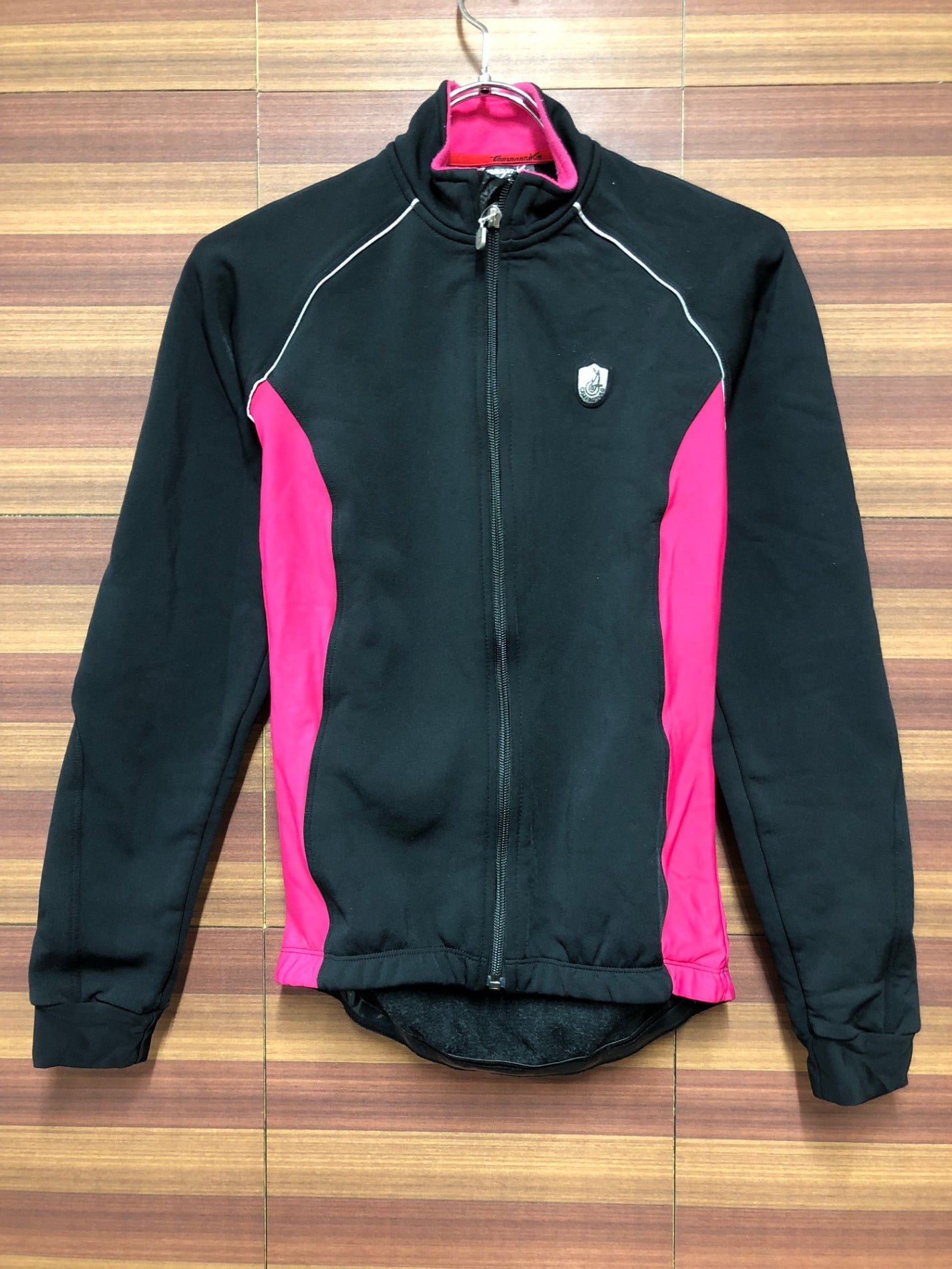 IL903 カンパニョーロ CAMPAGNOLO 長袖 サイクルジャケット 黒 裏起毛 S