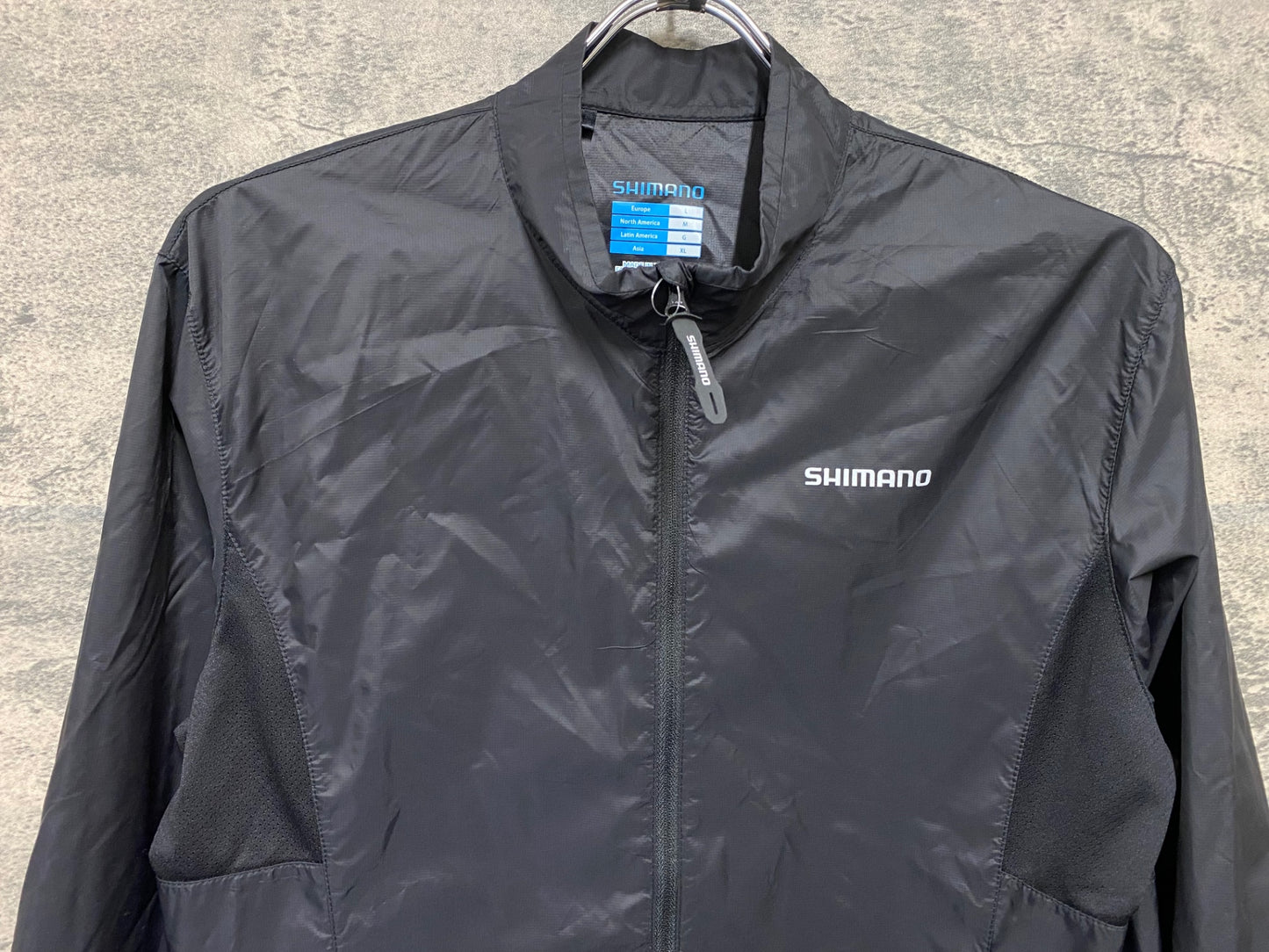JC892 シマノ SHIMANO ウィンドブレーカー 黒 XL