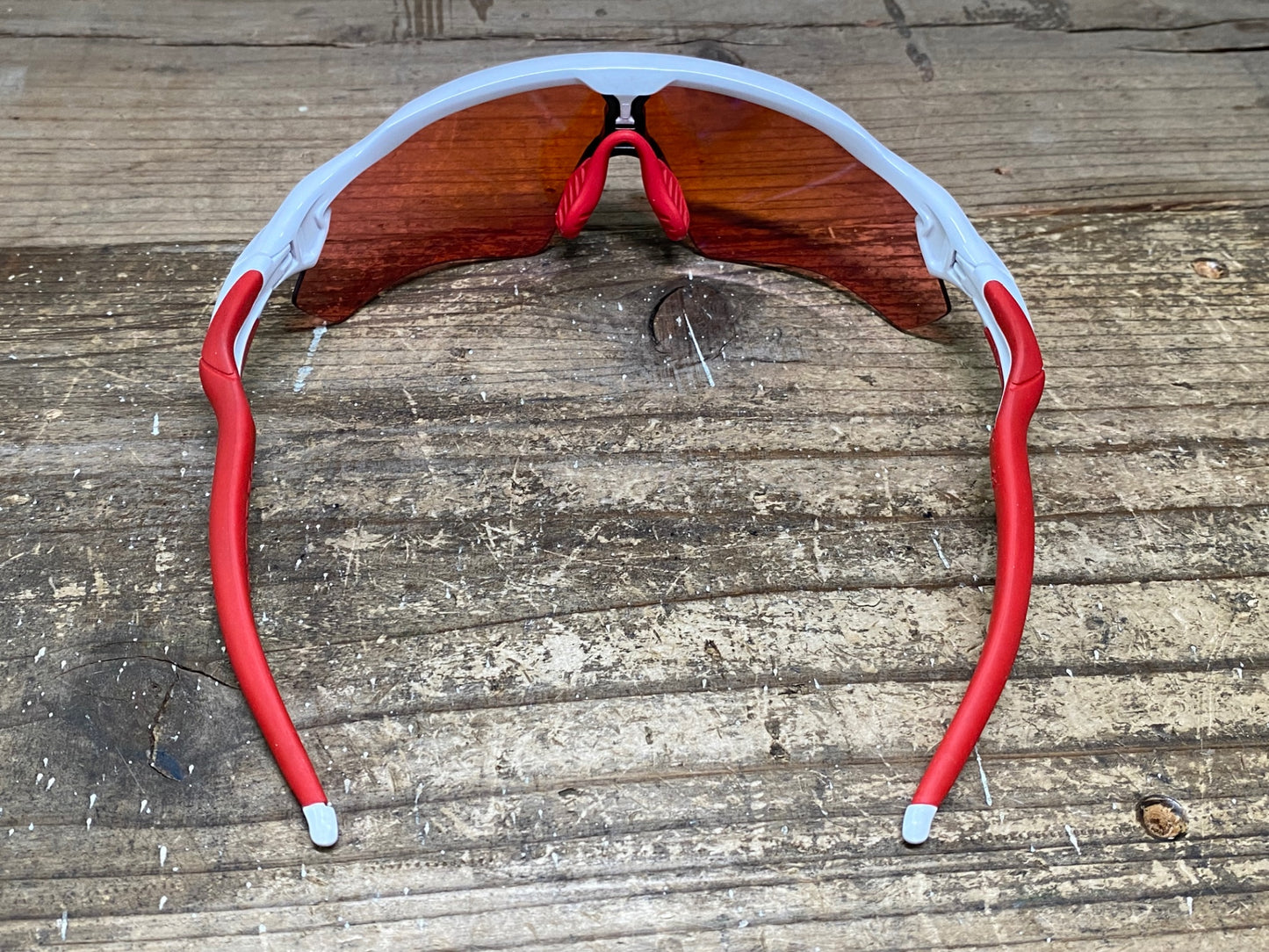 IW713 オークリー OAKLEY レーダーイーブイパス RADAR EV PATH サングラス アイウェア PRIZMレンズ 白 ケース付属 ※レンズに傷有り