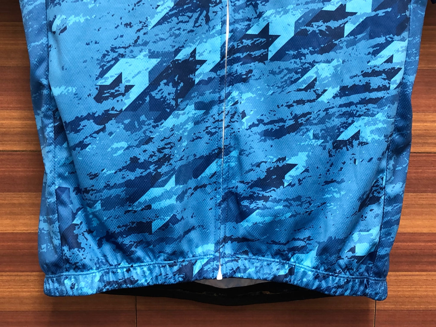 IR546 リオンドカペルミュール Lion de KAPELMUUR 半袖 サイクルジャージ 青 XL