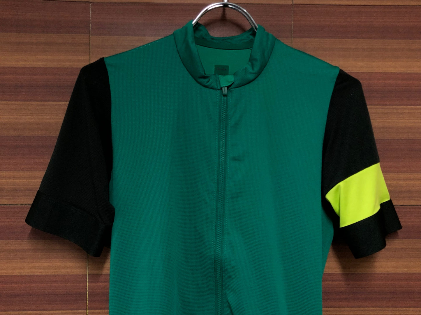 IN259 ラファ RAPHA PRO TEAM TRAINING JERSEY 半袖 サイクルジャージ 緑 Sサイズ