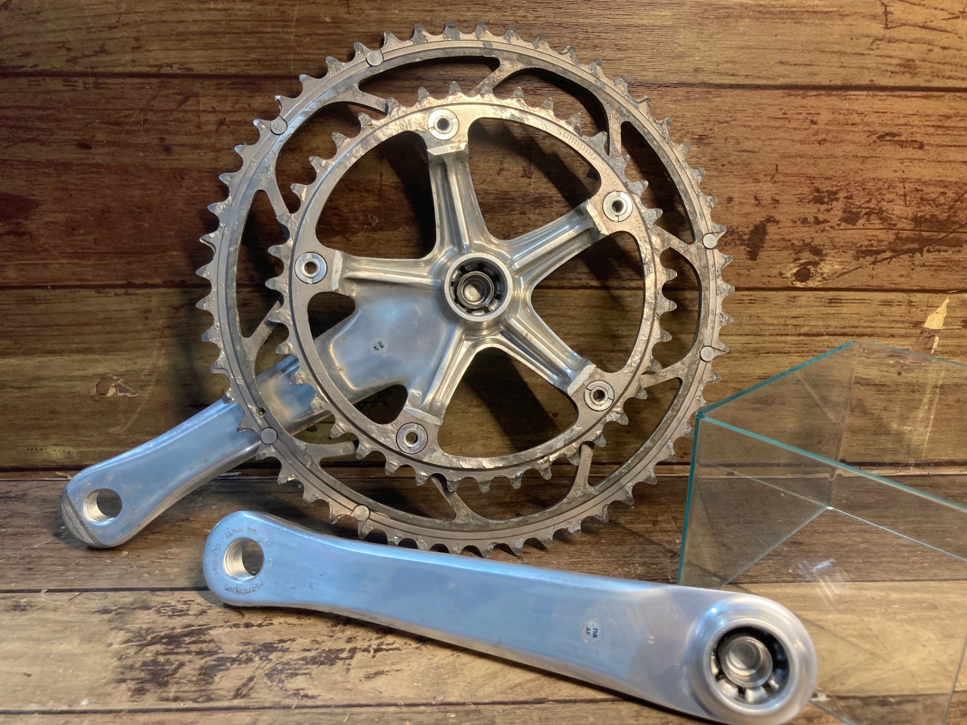 IB683 シマノ SHIMANO デュラエース DURA-ACE FC-7701 クランクセット 53/39 170mm ※チェーンリング –  BICI AMORE EQ STORE