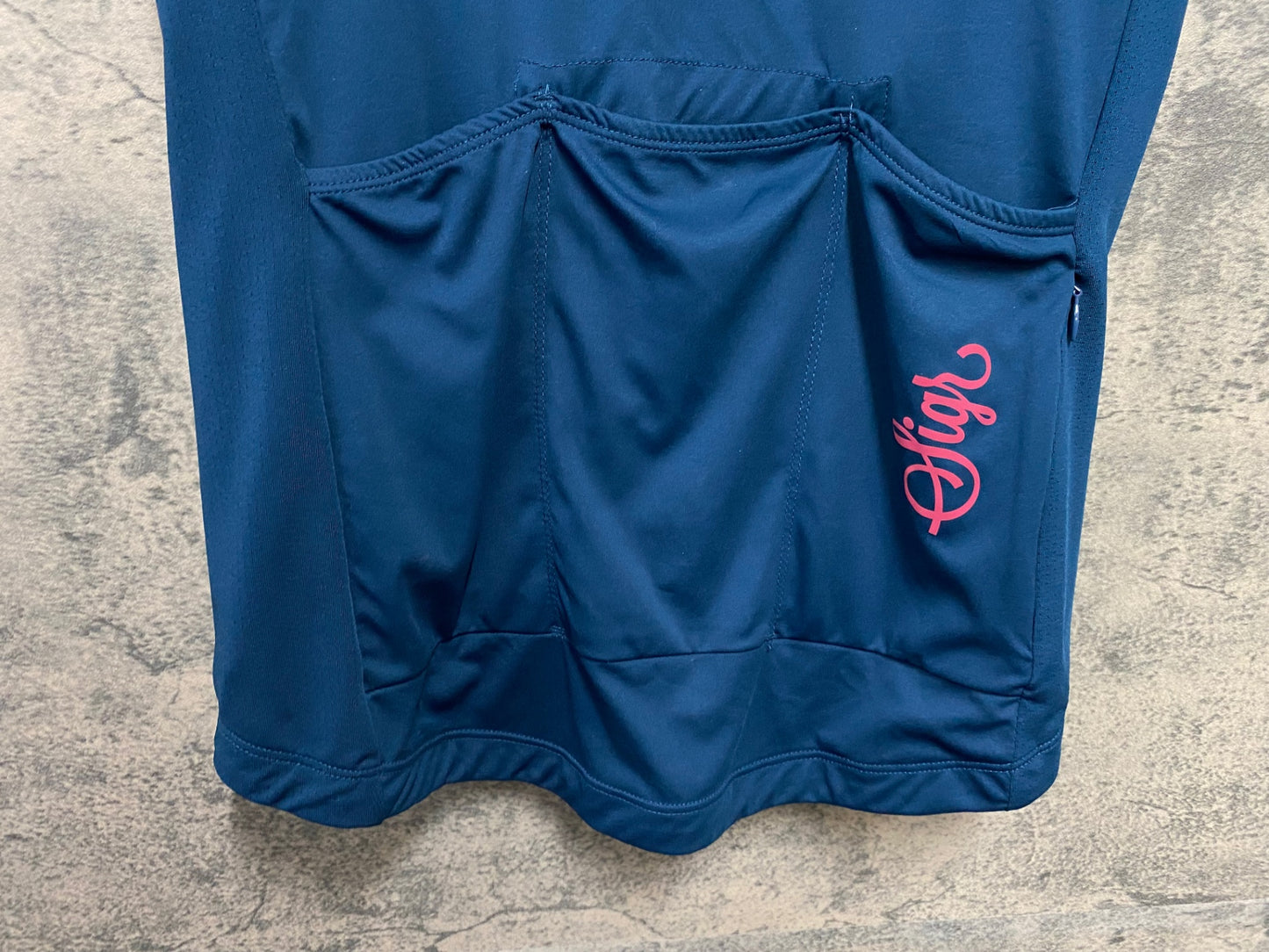 JA490 シーガー Sigr CIKORIA 半袖 サイクルジャージ 緑 花柄 XS