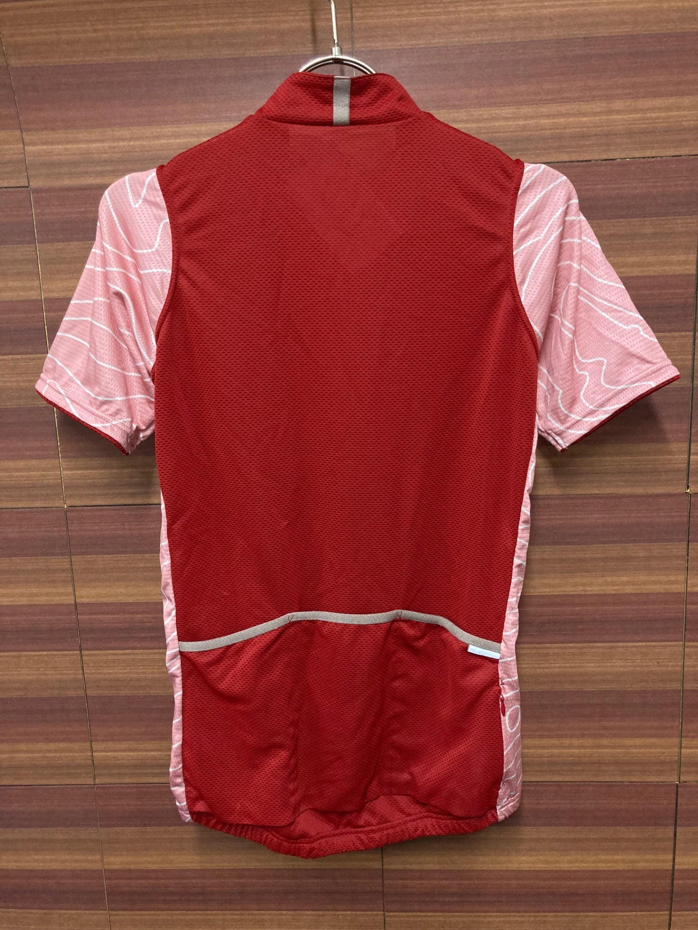 IU813 オンヨネ ON-YO-NE 半袖 サイクルジャージ 赤 ピンク レディース M