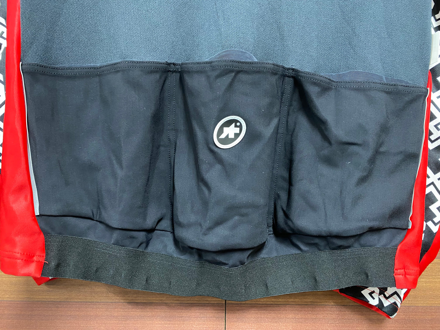 HG168 アソス assos ミレ MILLE GT SPRING FALL LONG SLEEVE JERSEY 長袖 赤黒 L 裏起毛