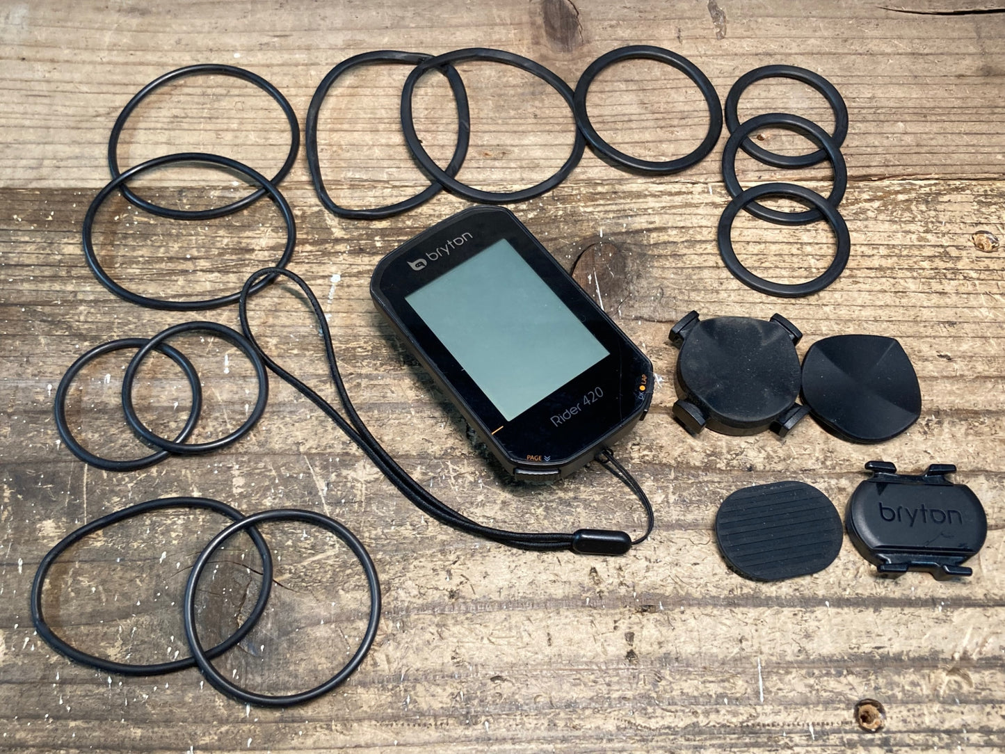 IK581 ブライトン bryton Rider 420 サイクルコンピューター ケイデンスセンサー 起動確認済