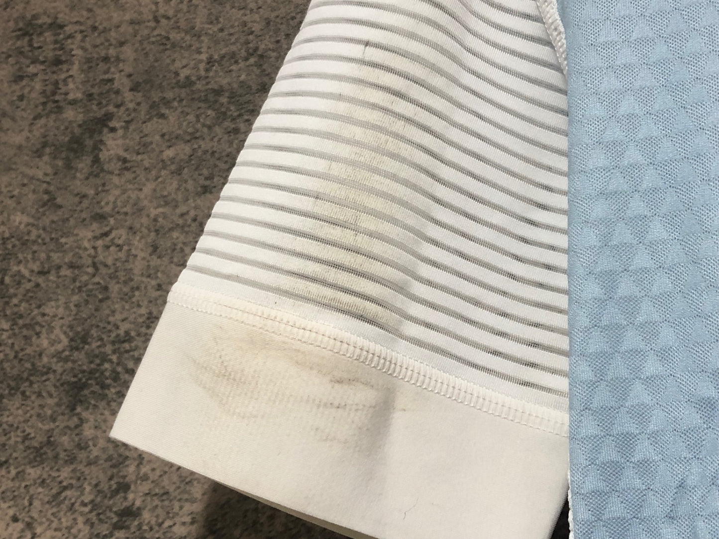 IX104 カフェドシクリステ Cafe du Cycliste Micheline man 半袖 サイクルジャージ 水色 白 S