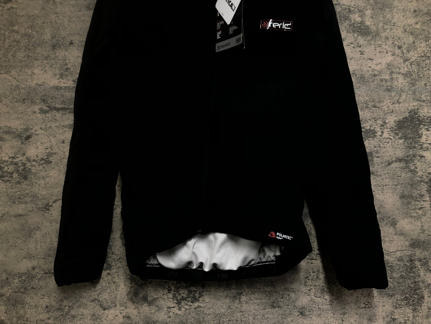 IX039 レリック reric インサレーションハイジャケット 長袖サイクルジャケット 黒 S POLARTEC Alpha