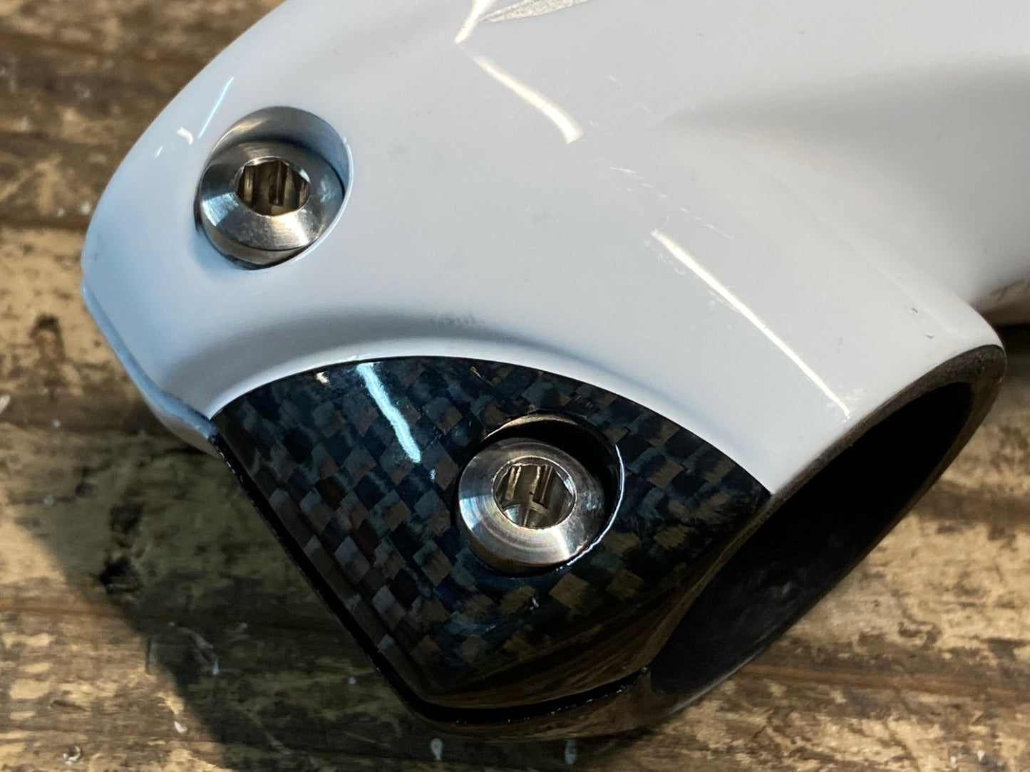 IX787 タイム TIME monolink RTM ulteam stem カーボンステム 白 90mm Φ31.8 OS