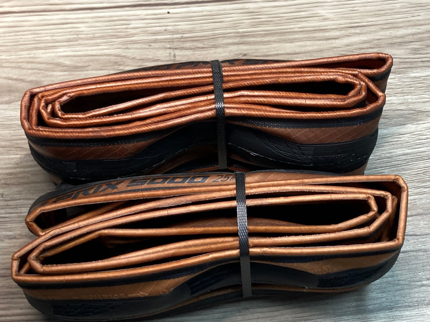 JC218 コンチネンタル Continental グランプリ GRAND PRIX 5000 タイヤ 700x25c 黒/茶 2本セット 未使用