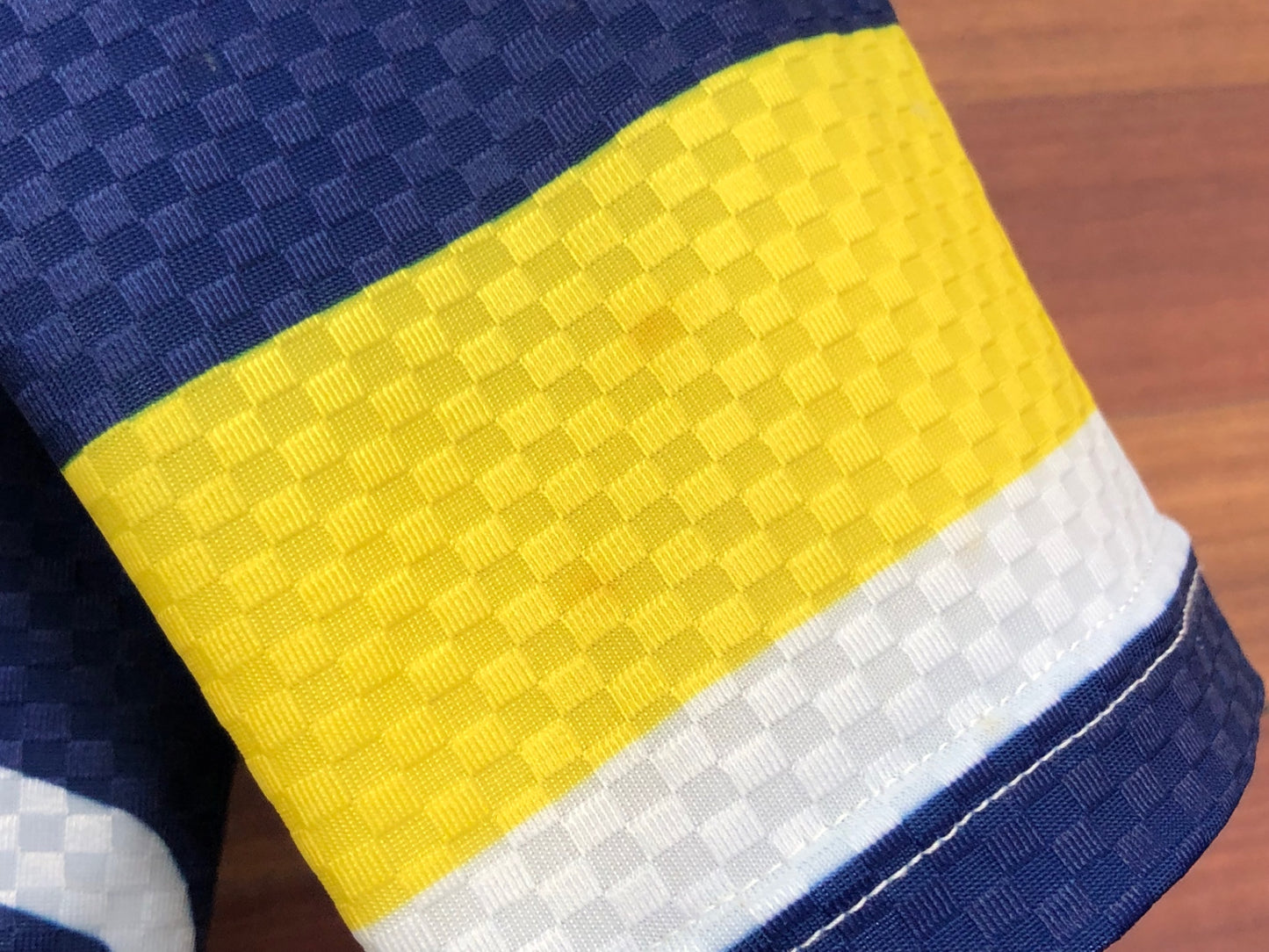 IS109 パールイズミ PEARL iZUMi 半袖 サイクルジャージ 紺 黄 S