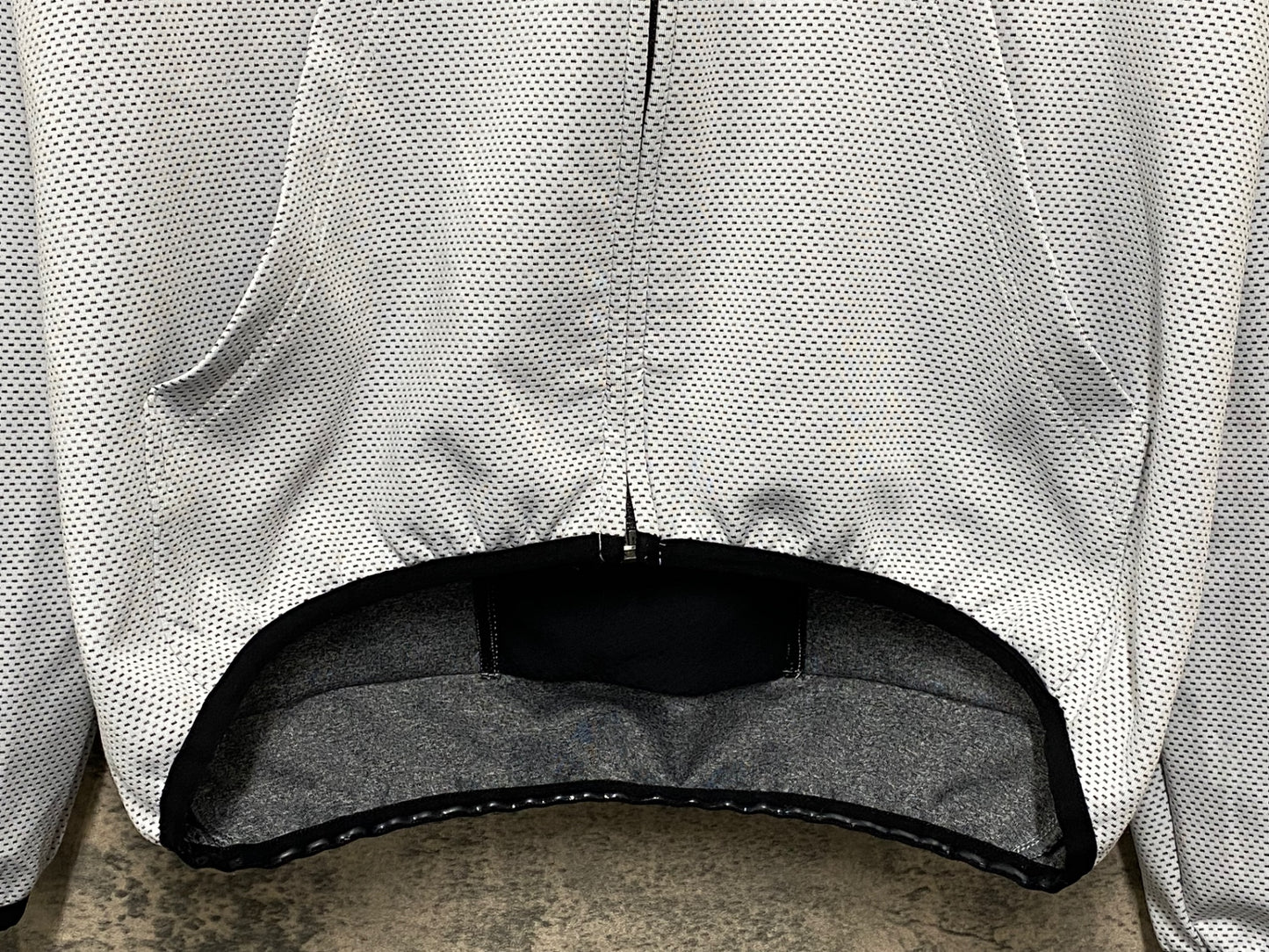 IZ940 カフェドシクリステ Cafe du Cycliste ソレンネ SOLENNE 長袖 フーディ パーカー サイクルジャージ M 白グレー