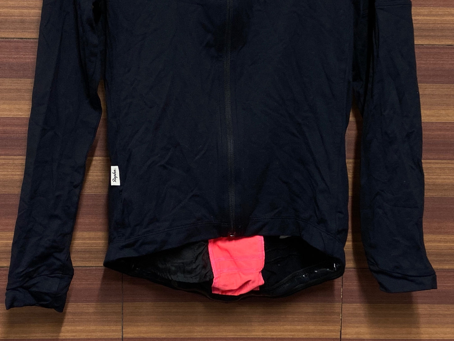 IR469 ラファ Rapha LONG SLEEVE SOUPLESSE JERSEY 長袖 サイクルジャージ 紺 ピンク S