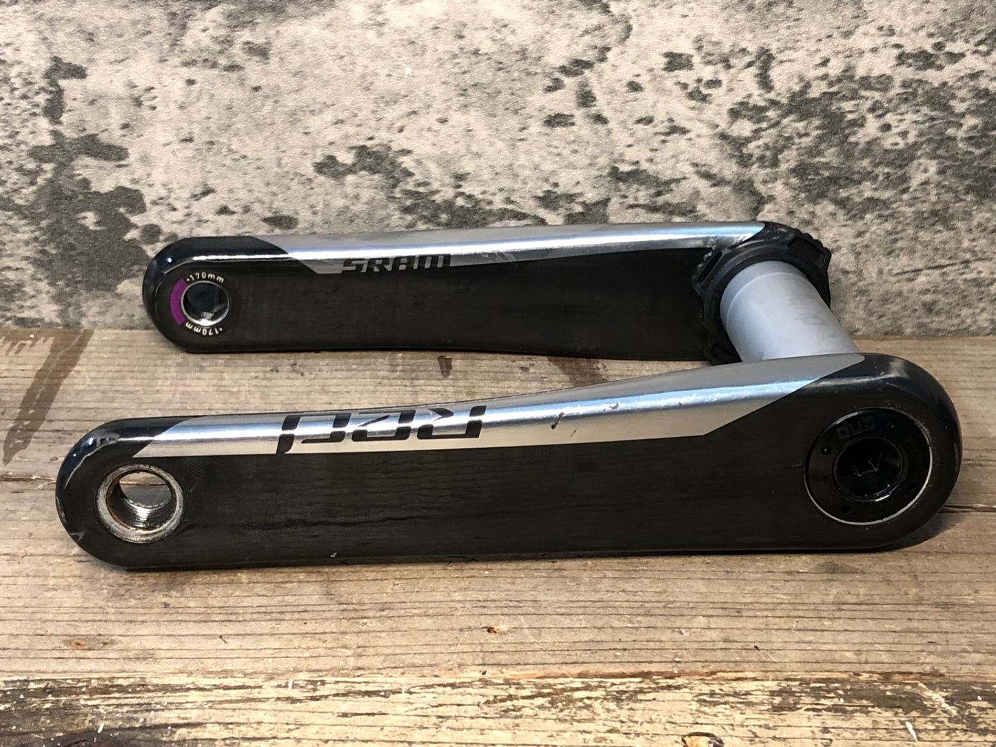 JA026 スラム SRAM レッド RED AXS クランクアーム 170mm DUB規格 ※与圧リング破損