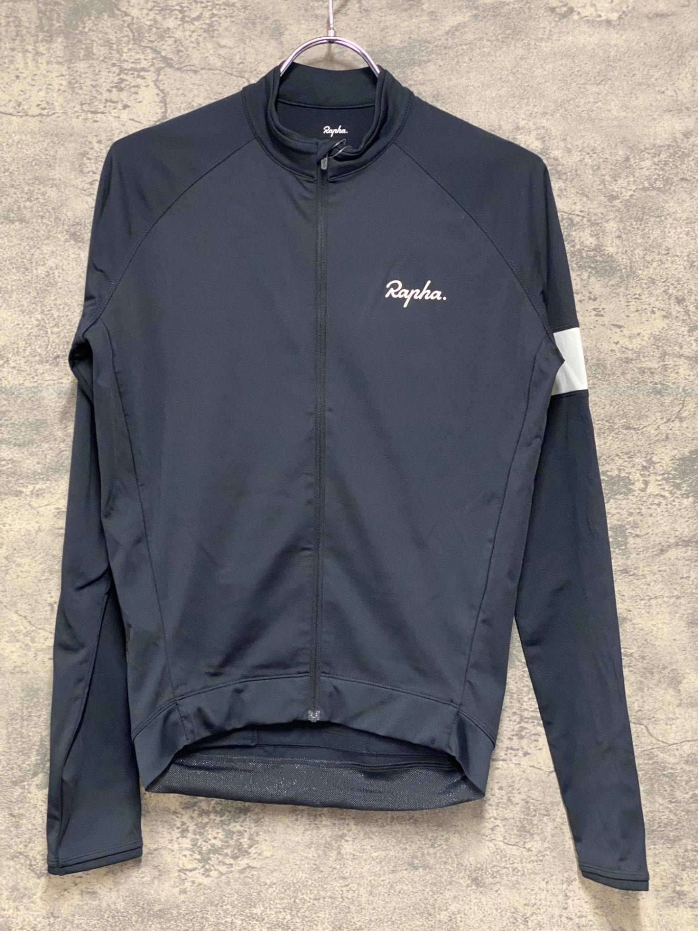 IV517 ラファ Rapha CORE LONG SLEEVE JERSEY 長袖 サイクルジャージ 黒 S