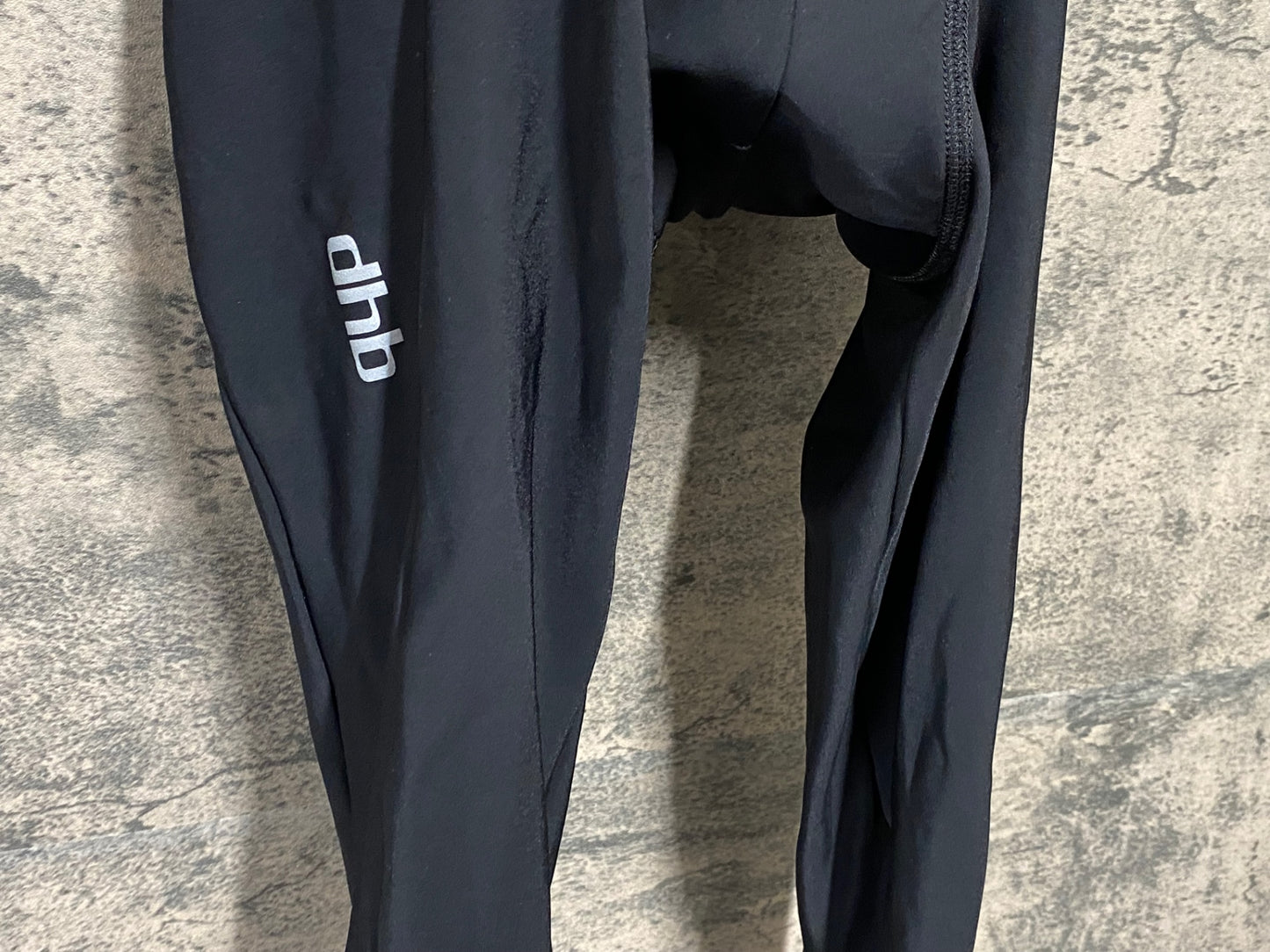 JB589 dhb ビブタイツ 黒 XS 裏起毛