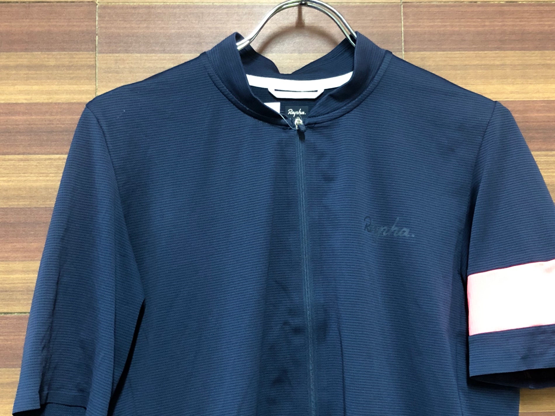 IJ407 ラファ Rapha CLASSIC FLYWEIGHT JERSEY 半袖 サイクルジャージ 濃紺 M