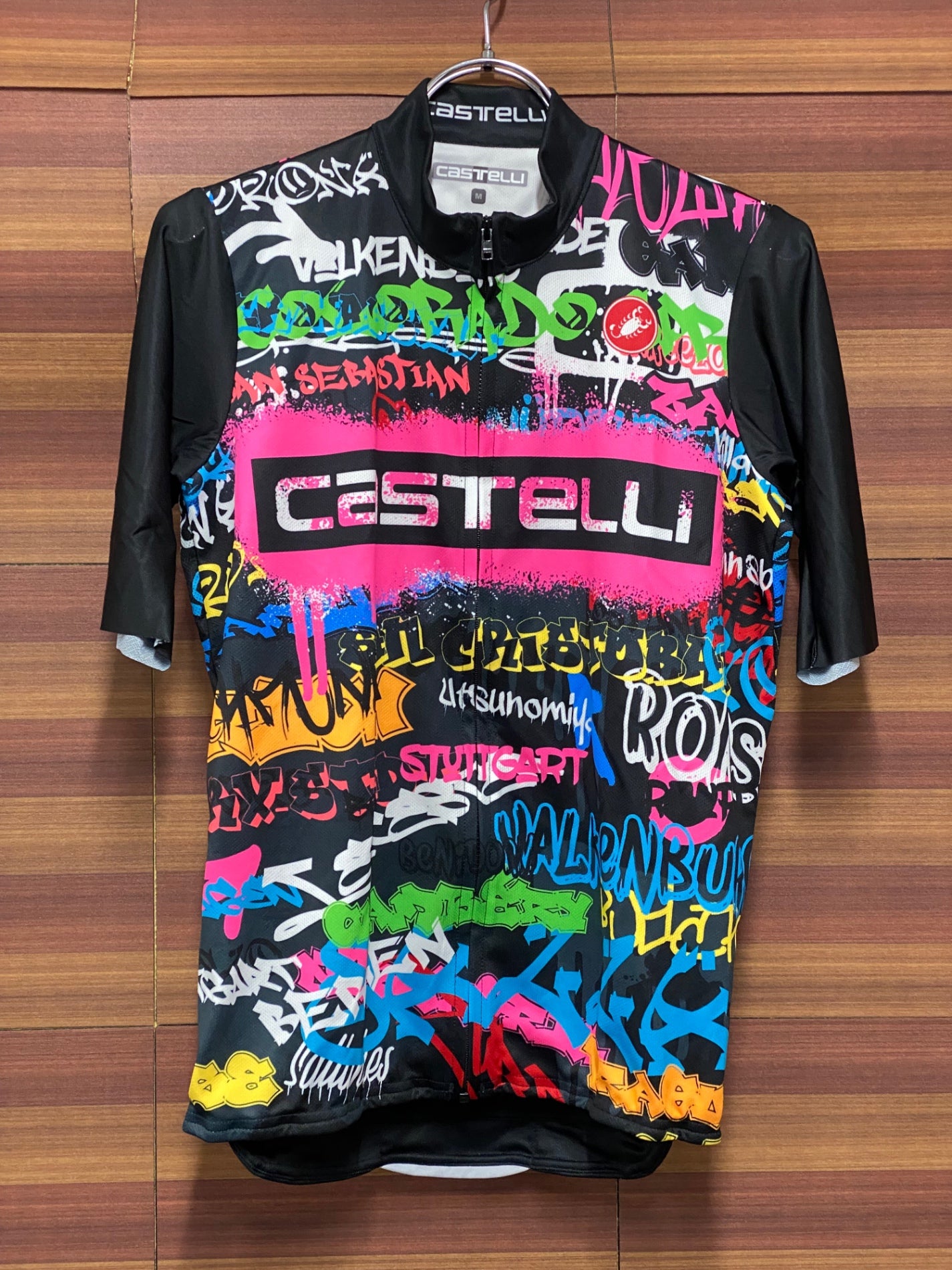 IT366 カステリ CASTELLI Graffiti 半袖 サイクルジャージ M