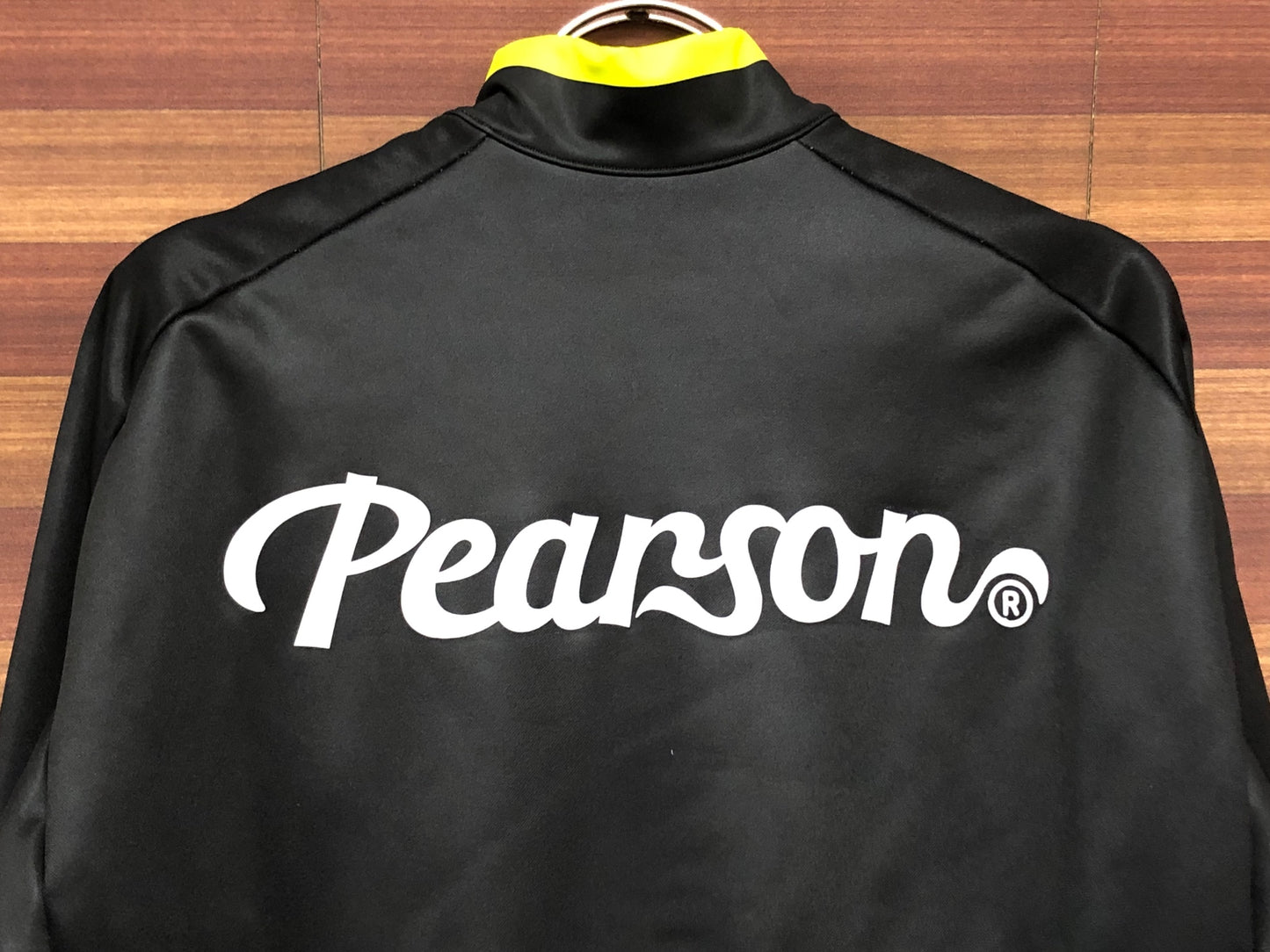 IP670 ピアソン PEARSON 長袖 サイクルジャージ 裏起毛 黒 Sサイズ