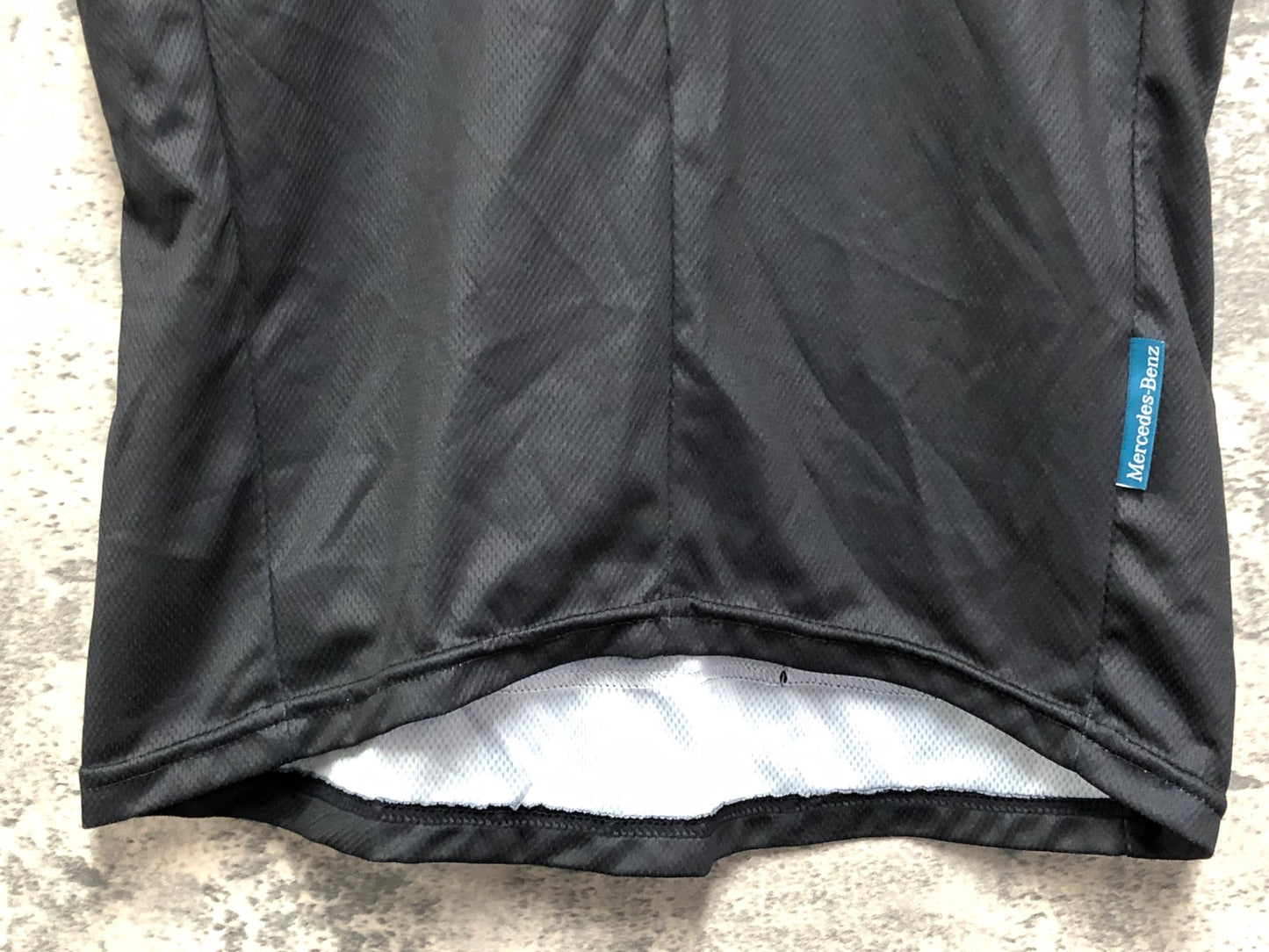 IX739 メルセデスベンツ Mercedes-Benz 半袖 サイクルジャージ 黒 白 青 M