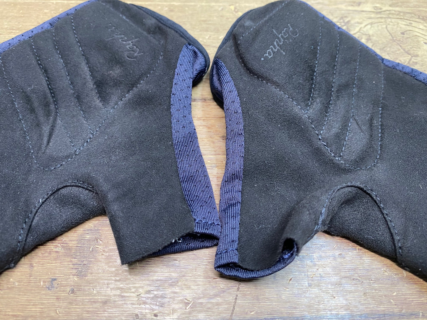 JB092 ラファ Rapha BREVET MITTS 指切り グローブ 紺 ※サイズ不明、タグカット