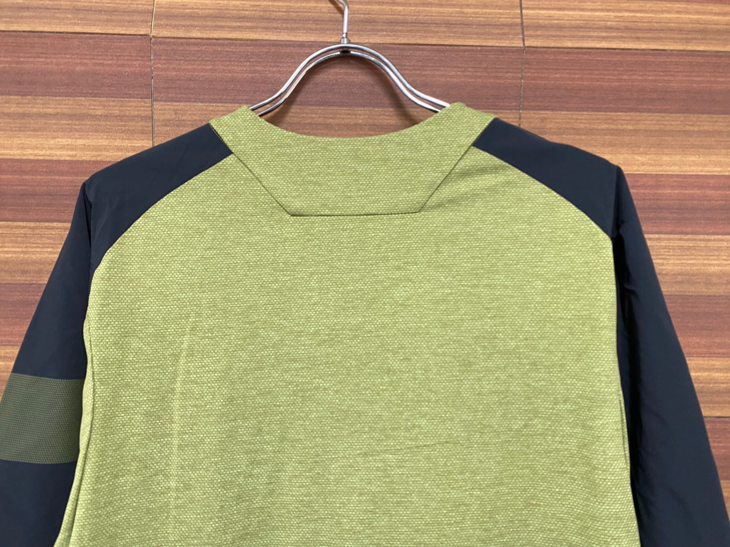 IN212 ラファ Rapha TRAIL 3/4 JERSEY 長袖 ドライシャツ 緑 M