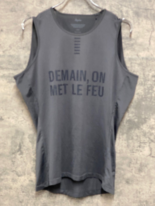 JB024 ラファ Rapha PRO TEAM BASE LAYER - SLEEVELESS ノースリーブ ベースレイヤー グレー L