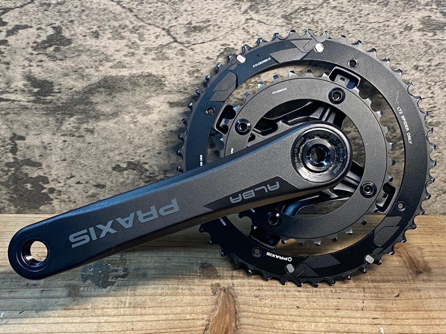 IA986 プラクシスワークス Praxisworks ALBA アルミ クランクセット 175mm 48-32T M30