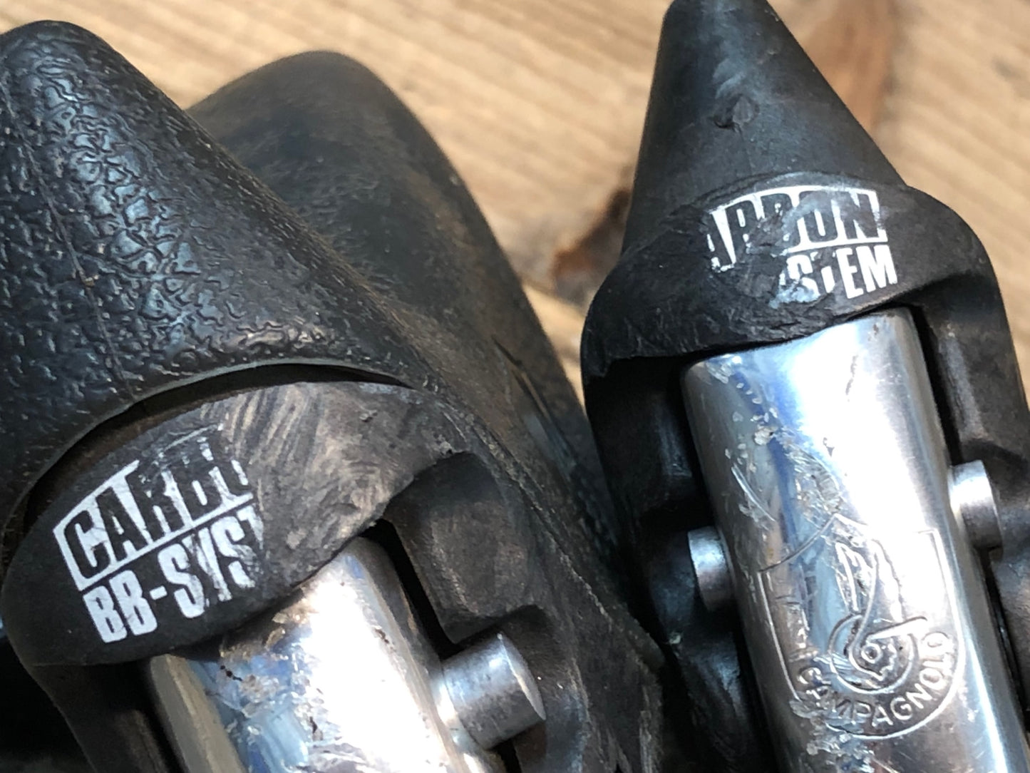 IQ792 カンパニョーロ Campagnolo レコード RECORD エルゴレバー エルゴパワー 2x8S ※右側ブラケットカバー欠品