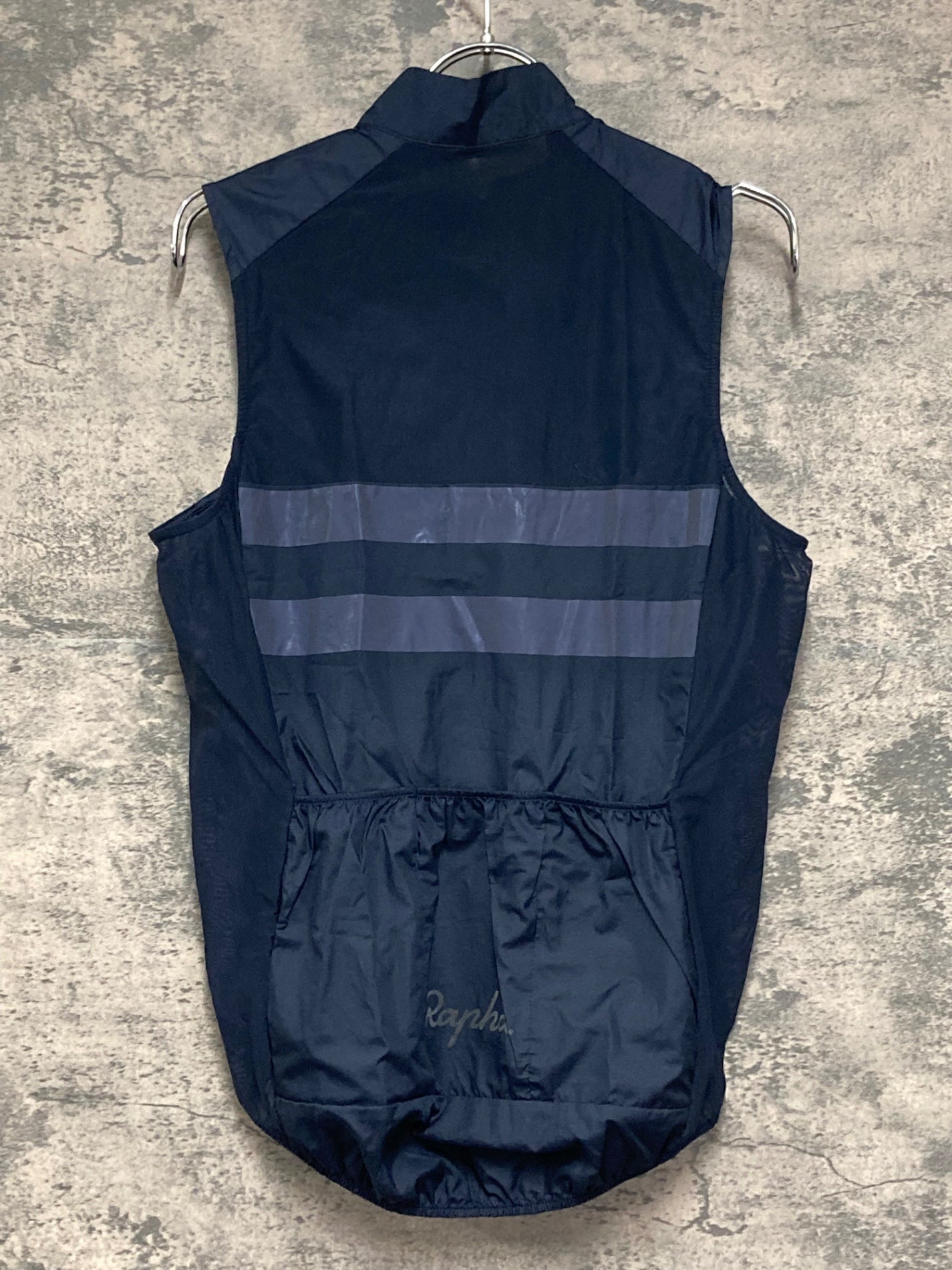 IY108 ラファ Rapha Brevet Reflective ジレ サイクルベスト XS ブラック