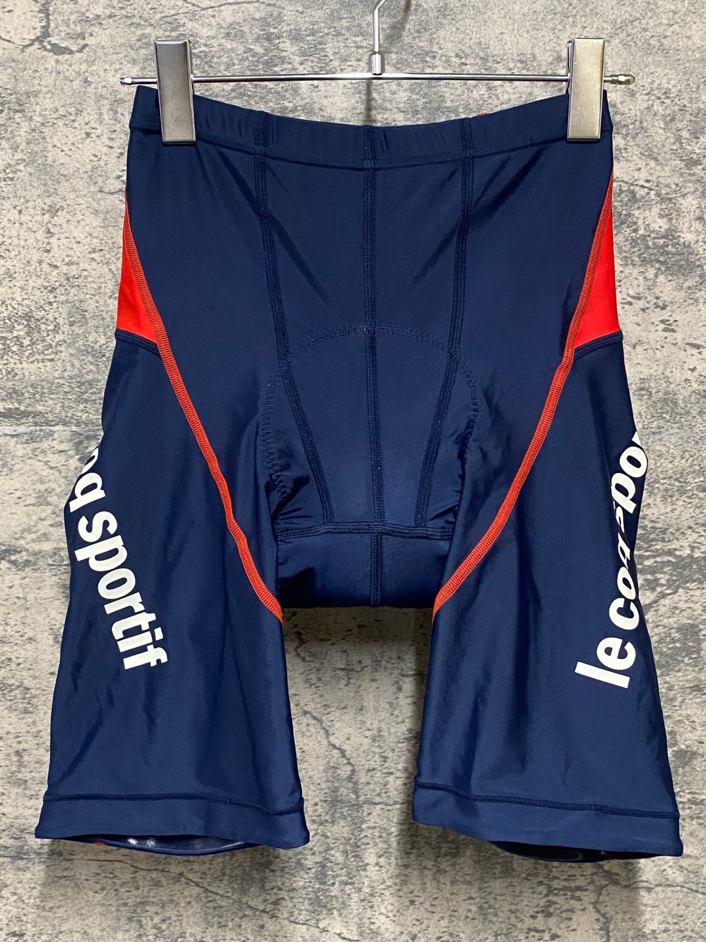 JA175 ルコックスポルティフ le coq sportif レーサーパンツ 紺 赤 S
