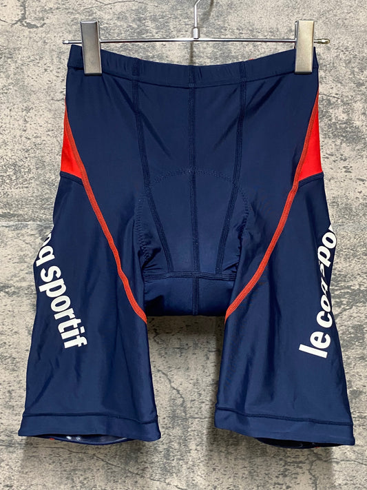JA175 ルコックスポルティフ le coq sportif レーサーパンツ 紺 赤 S