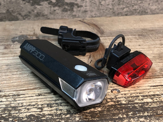 IK697 キャットアイ CATEYE AMPP300 TL-LD620 フロントライト リアライト 前後セット 点灯確認済