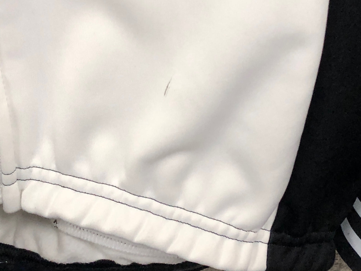 IZ802 7ITA GSG 長袖サイクルジャケット 白黒 L 裏起毛 汚れ