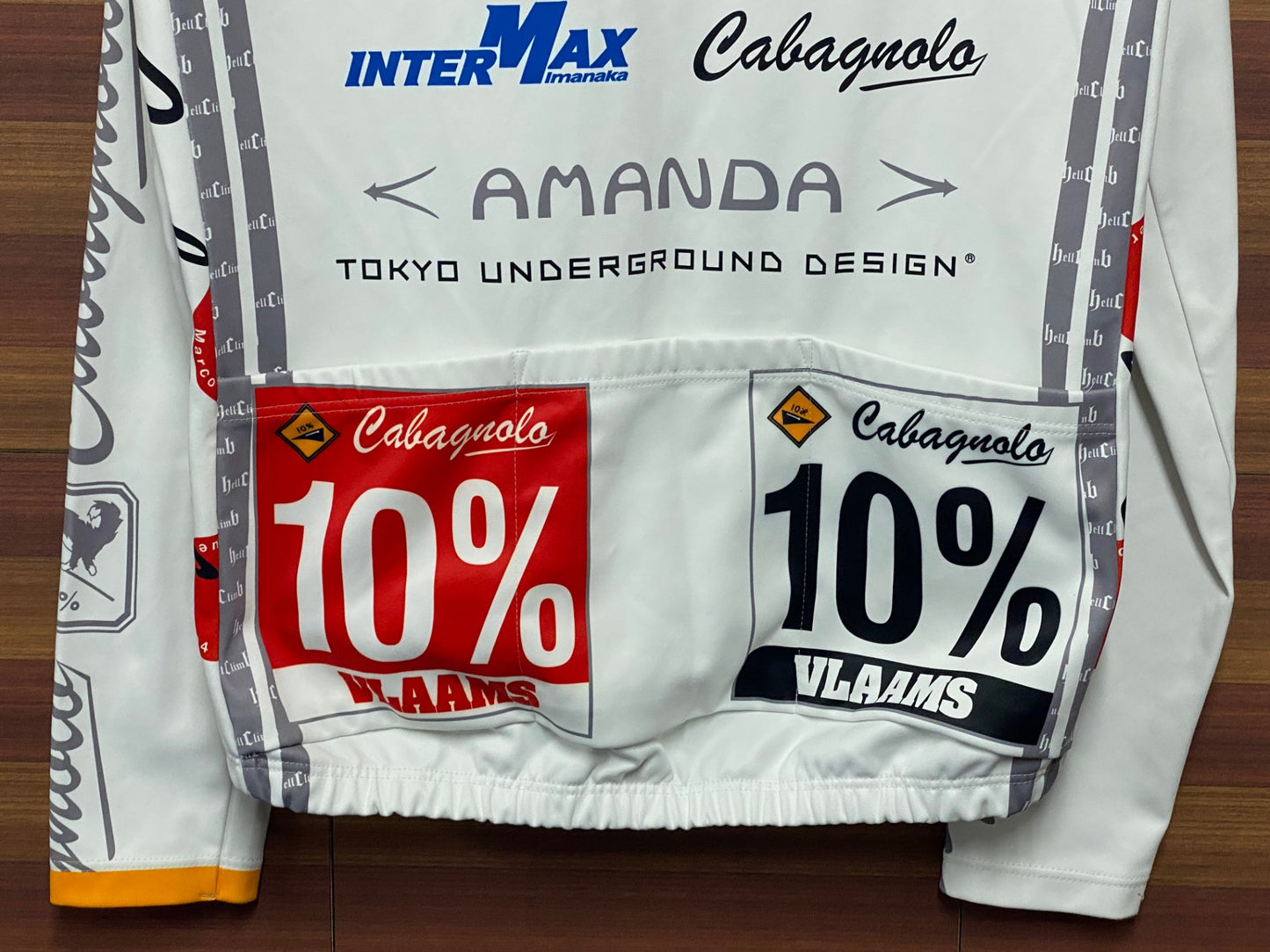 IS049 パンダーニ PANDANI 裏起毛 ウインタージャージ 白 L