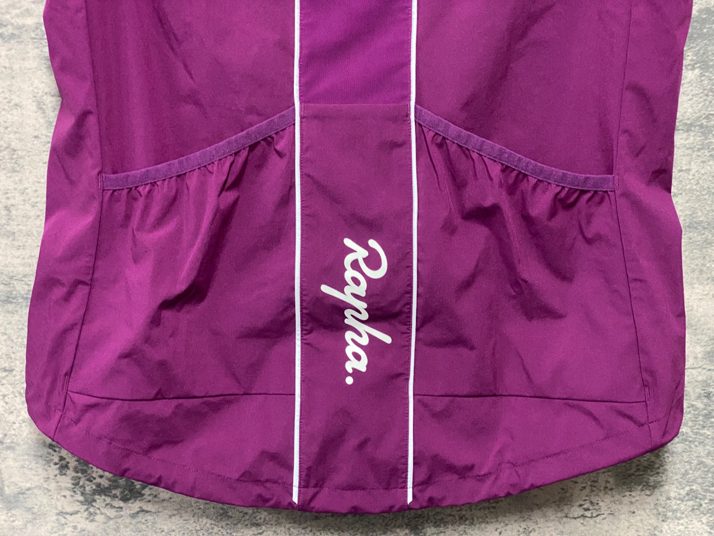 JB010 ラファ Rapha BREVET GILET WITH POCKETS サイクルベスト ジレ 紫 L