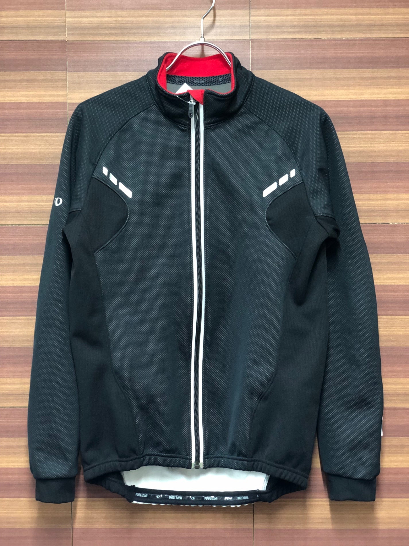 IL077 パールイズミ PEARL iZUMi 長袖 サイクルジャケット 黒 M 裏起毛 WINDBREAK