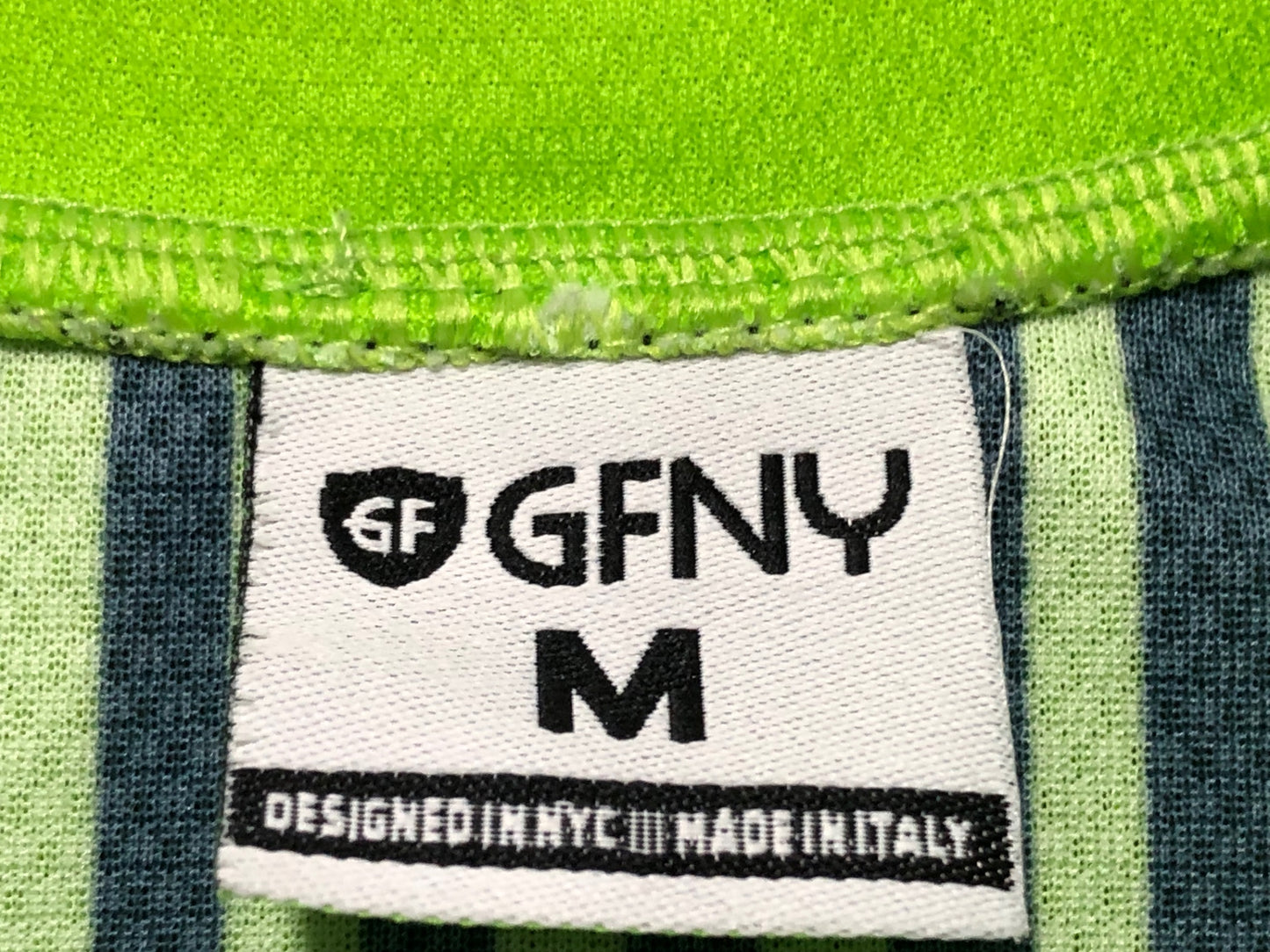 IX199 GFNY Campagnolo 半袖 サイクルジャージ 黄緑 M