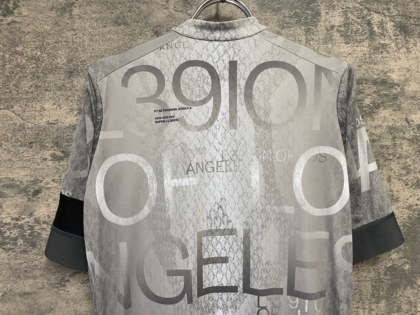 JB671 ラファ Rapha PRO TEAM TRAINING JERSEY 半袖 サイクルジャージ グレー XL Legion