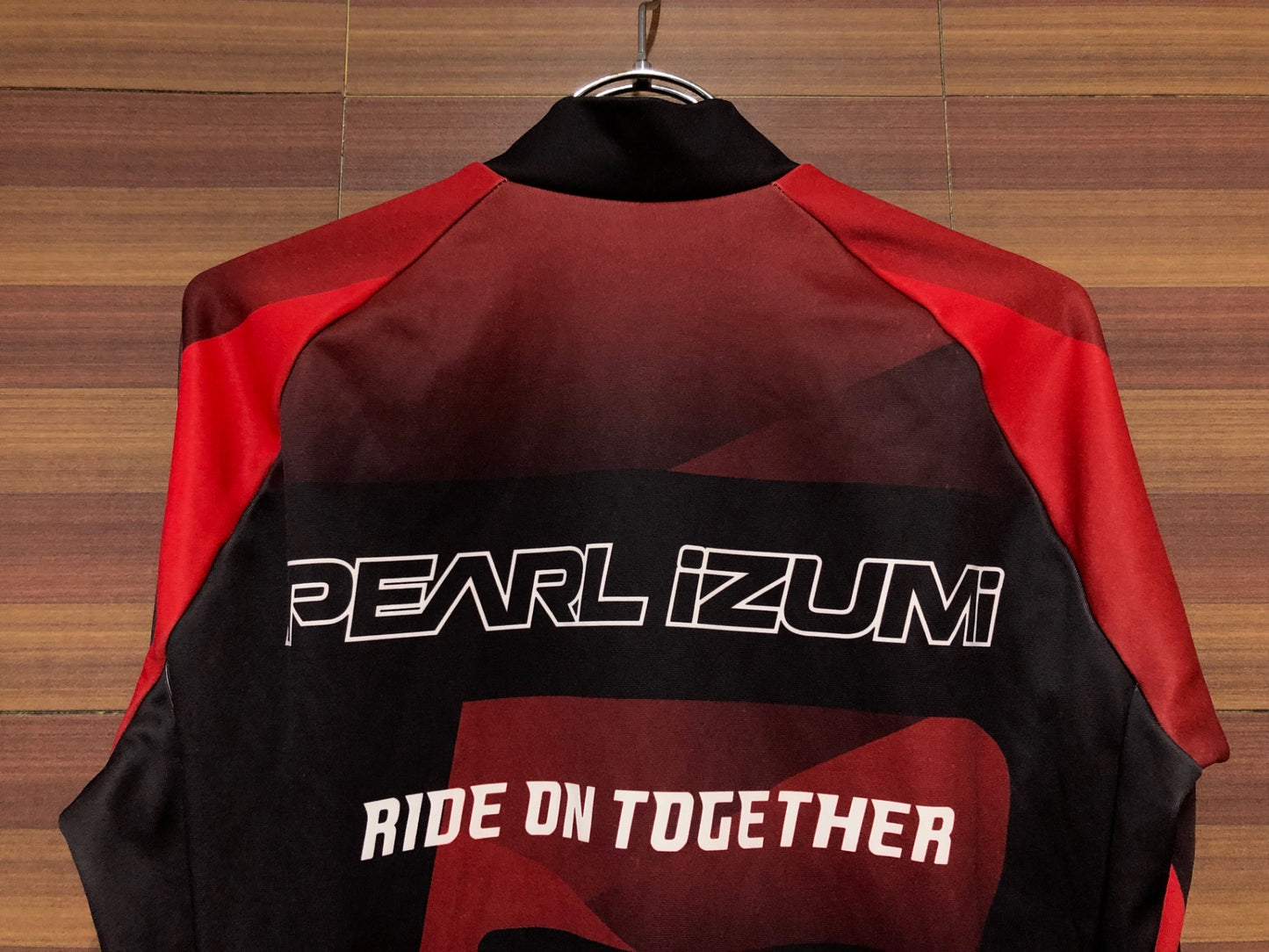 IK239 パールイズミ PEARL iZUMi 長袖 サイクルジャージ 裏起毛 赤 M