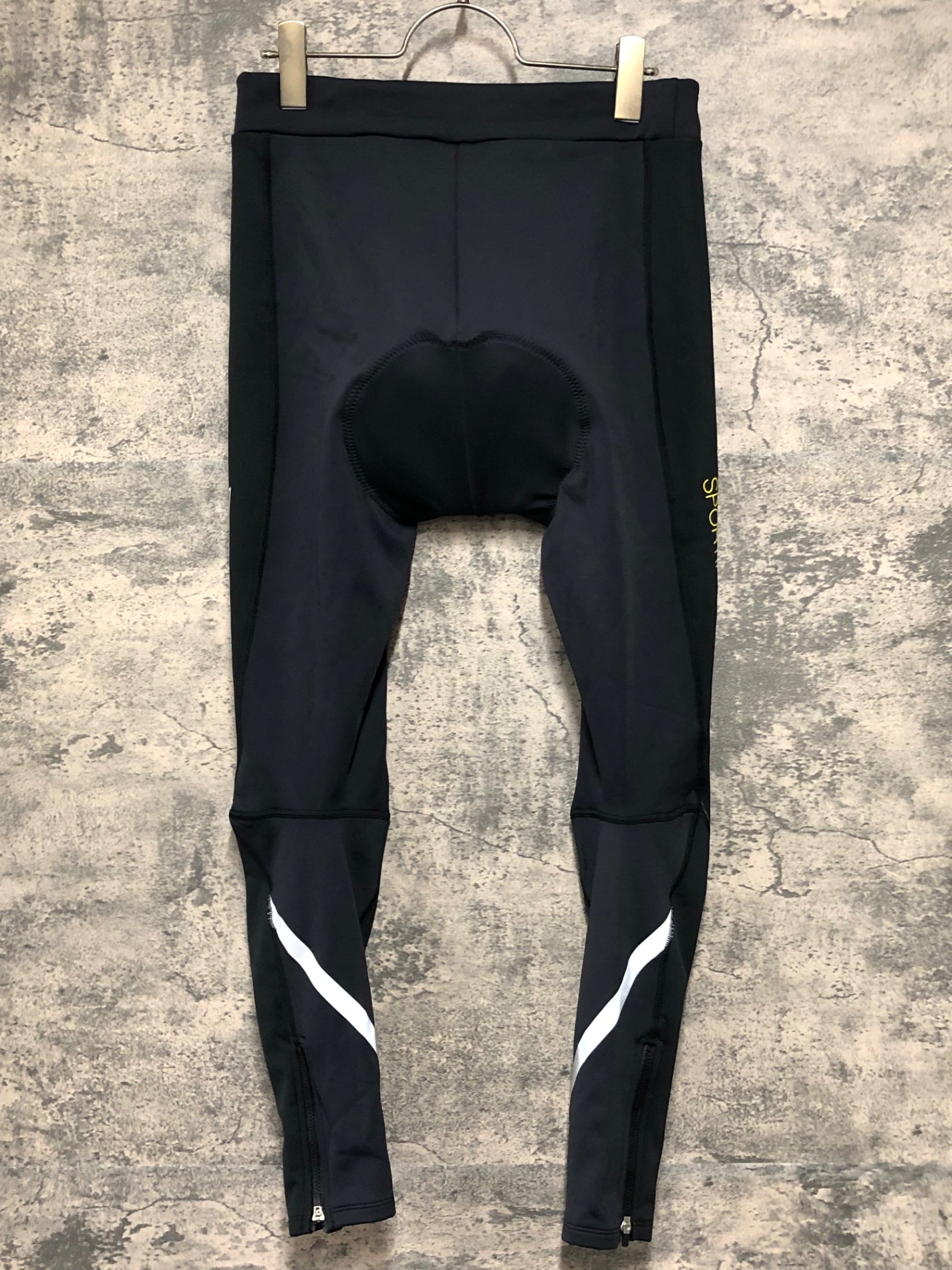 JC355 ルコックスポルティフ le coq sportif レーサータイツ 黒 O 裏起毛