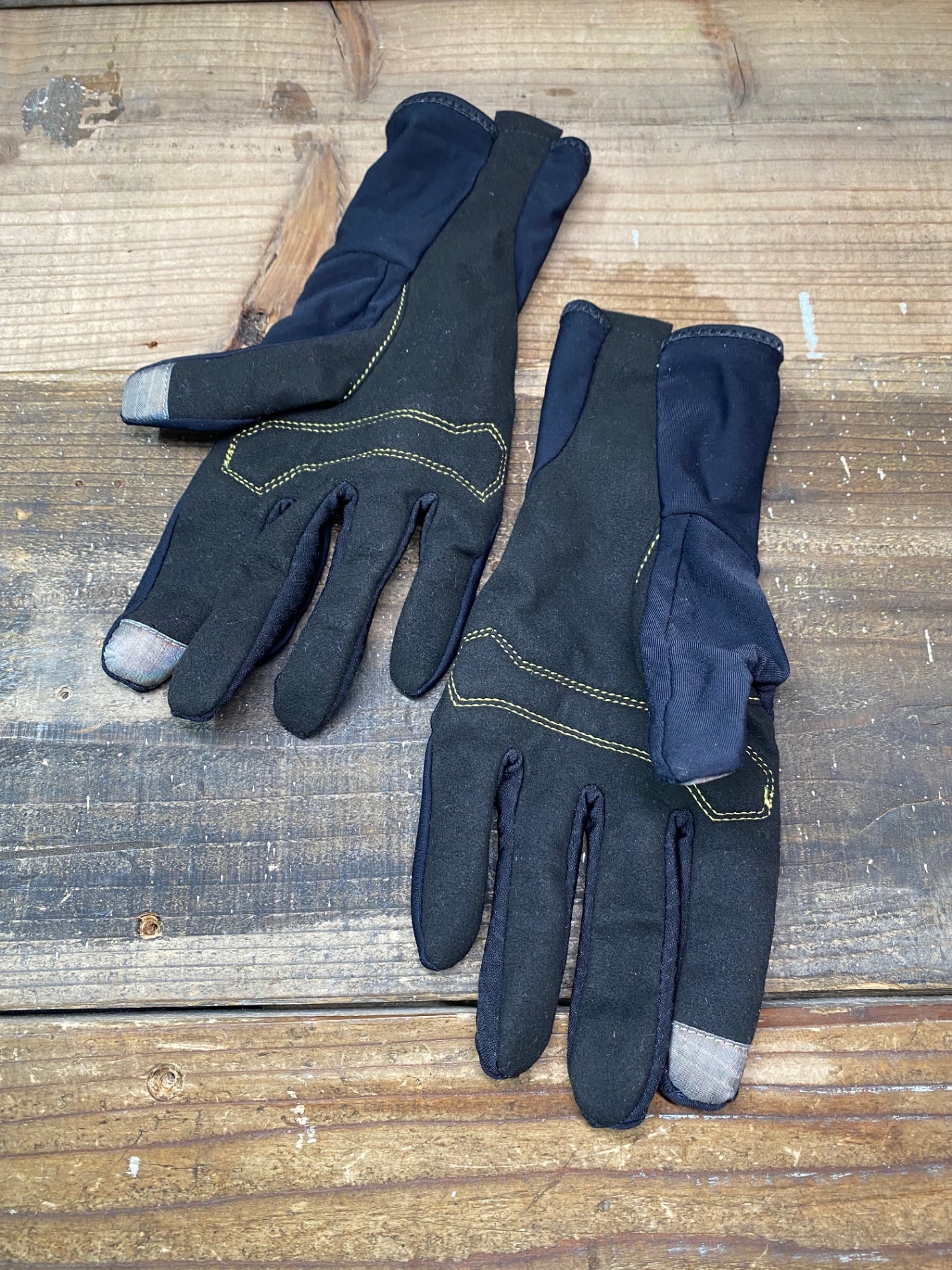 IO958 アソス ASSOS SPRING FALL GLOVES EVO 長指 グローブ 黒 S