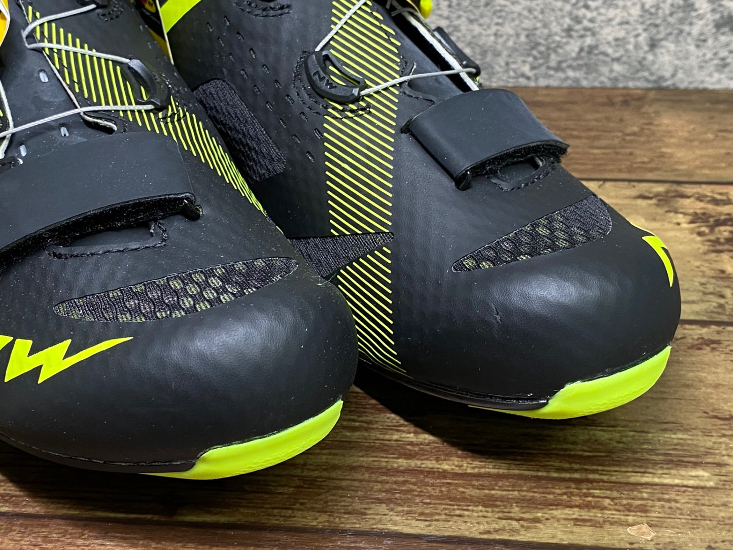 IY893 ノースウェーブ NORTHWAVE STORM ビンディングシューズ SPD-SL 黒黄 EU41