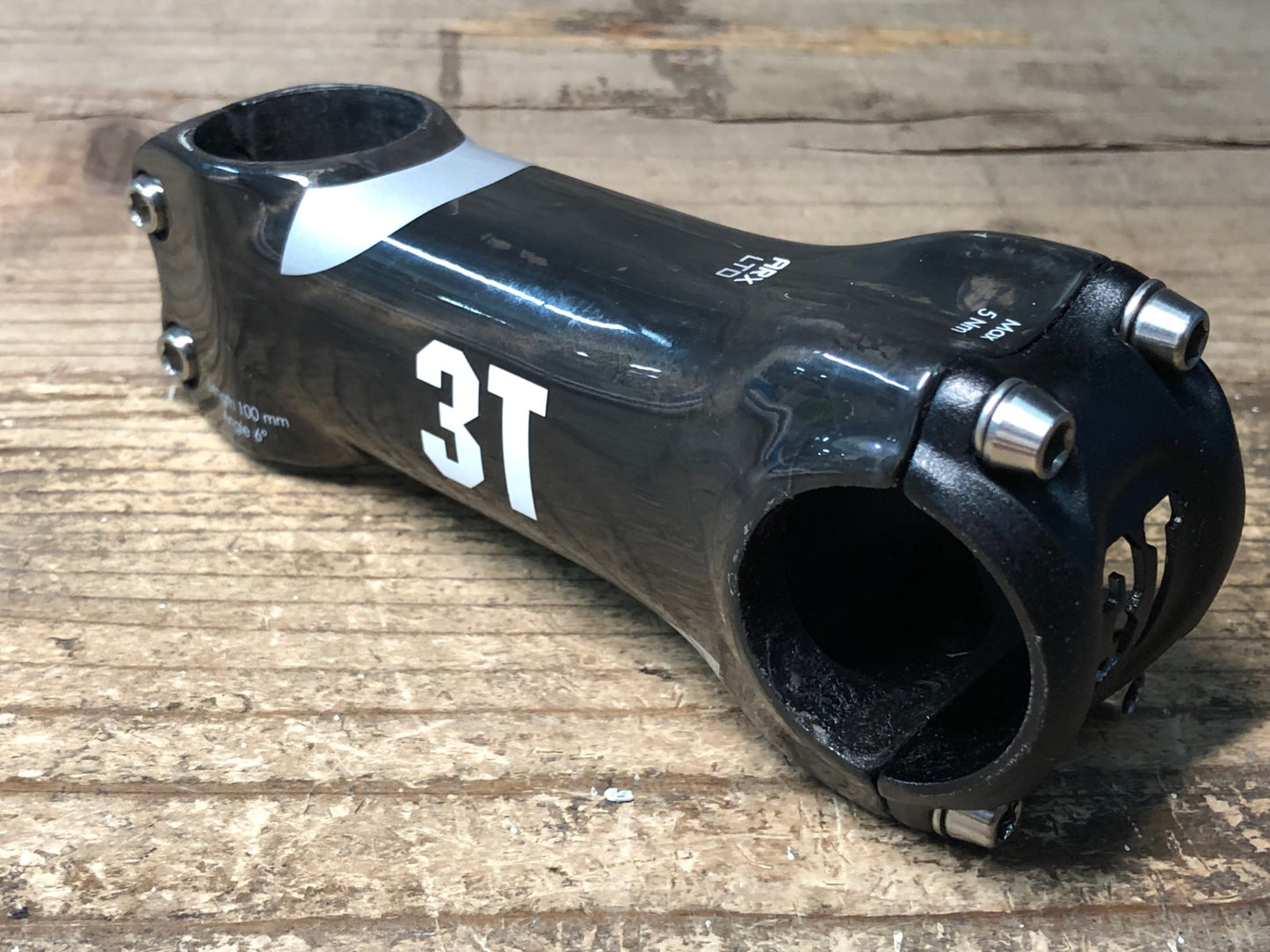 IY794 3T ARX LTD カーボン ステム 黒 100mm Φ31.8 OS 6°