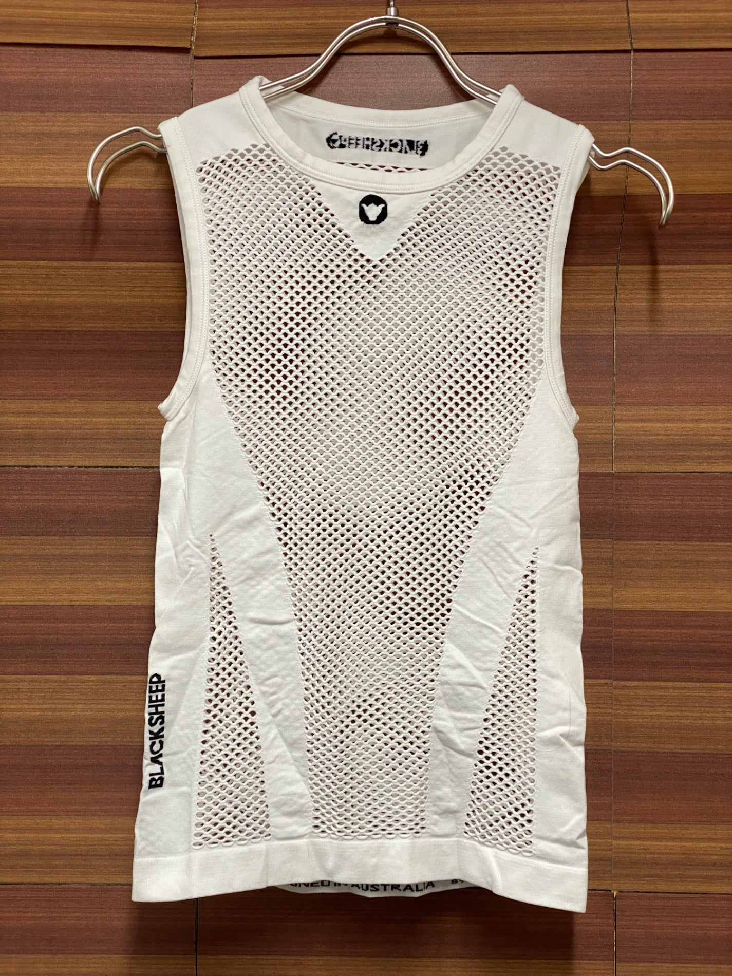 IV074 ブラックシープ Black Sheep Essentials 3DKnit Baselayer Sleeveless ベースレイヤー 白 XXS-S
