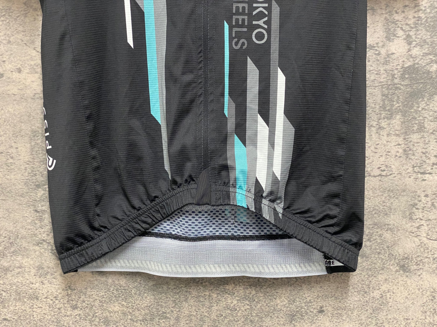 IZ427 ピセイ PISSEI 半袖 サイクルジャージ 黒 M TOKYO WHEELS