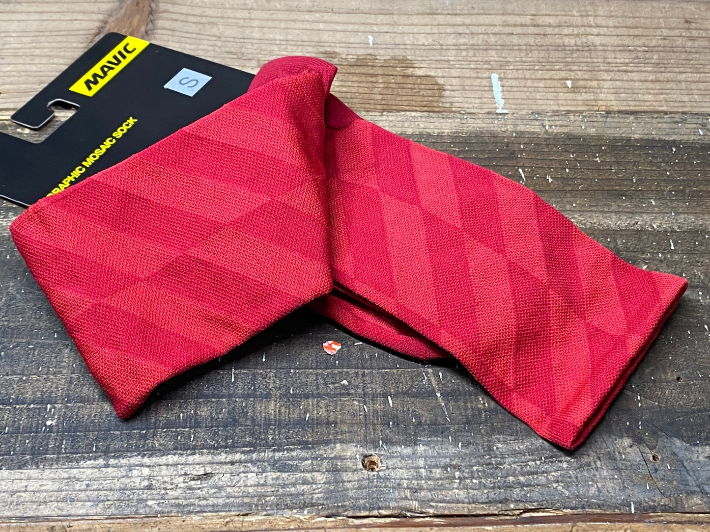 IR275 マヴィック MAVIC Graphic Mosaic Socks ソックス 赤 35-38