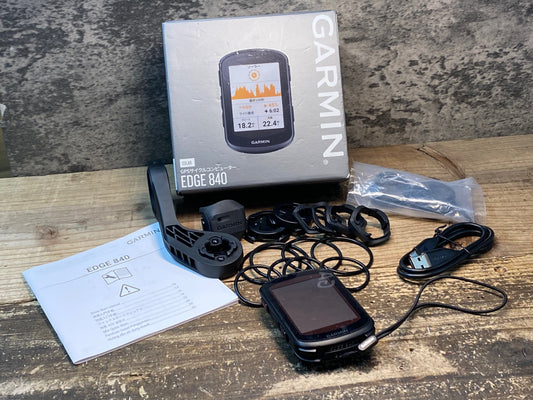 IF534 ガーミン GARMIN エッジ EDGE 840 SOLAR GPS サイクルコンピューター センサー マウント付属 動作確認済
